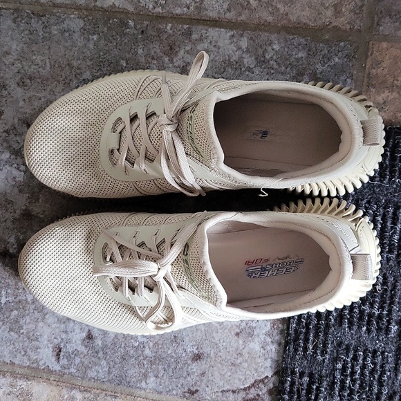 Skechers Taupe Slip On Sneakers - Picture 4 of 5